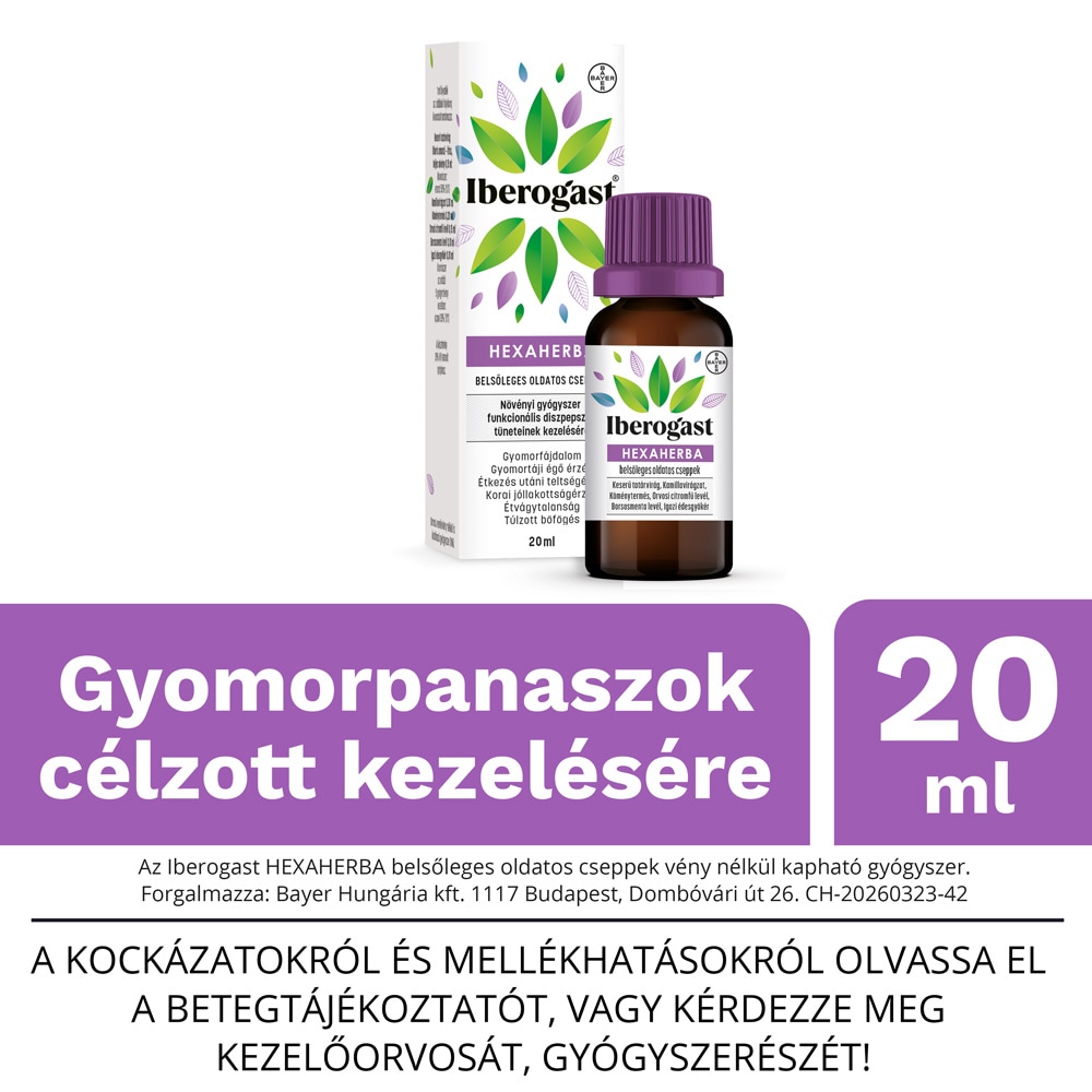 Iberogast Hexaherba csepp