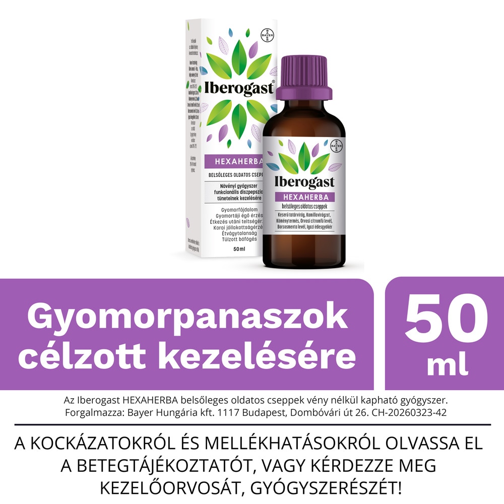 Iberogast Hexaherba csepp