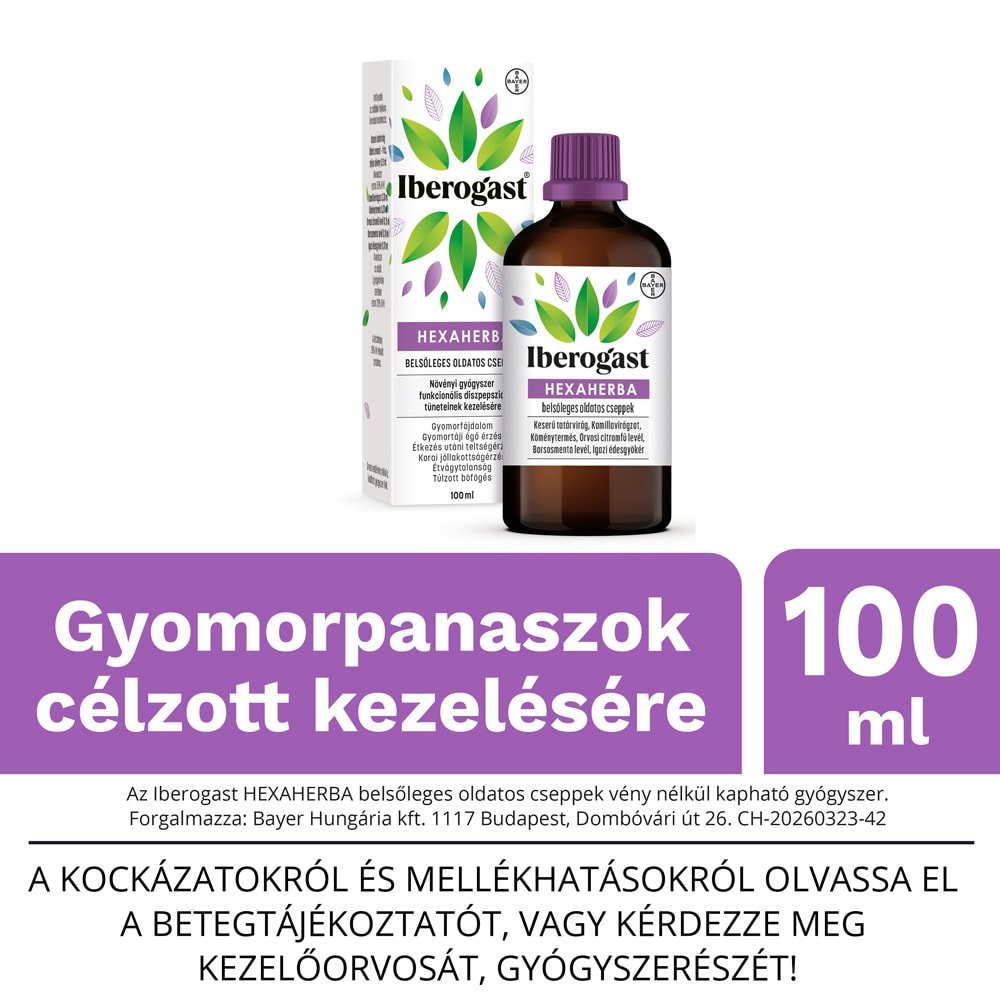 Iberogast Hexaherba csepp